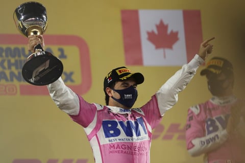 Se lleva 'Checo' Pérez su primera victoria de F1 con el GP de Sakhir