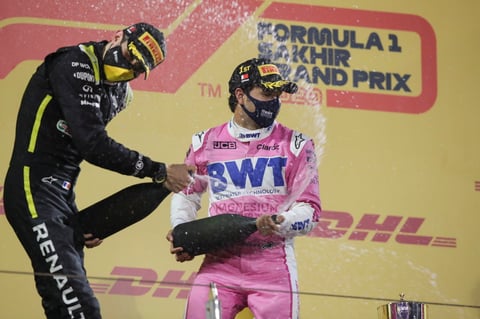 Se lleva 'Checo' Pérez su primera victoria de F1 con el GP de Sakhir