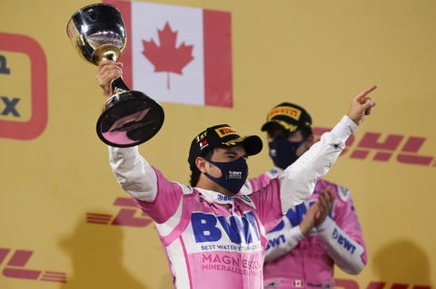 Se lleva 'Checo' Pérez su primera victoria de F1 con el GP de Sakhir
