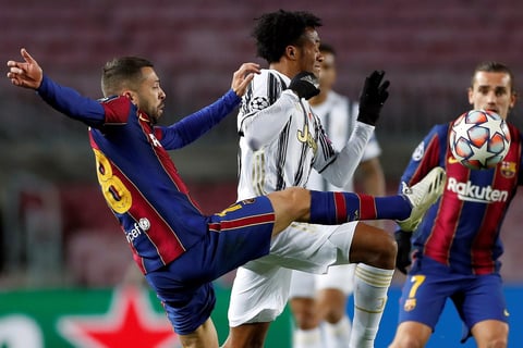 Juventus se lleva el resultado en el segundo encuentro frente al Barcelona en la fase de grupos en Champions 