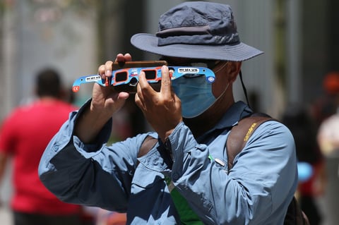Países de Suramérica disfrutan del eclipse total de Sol