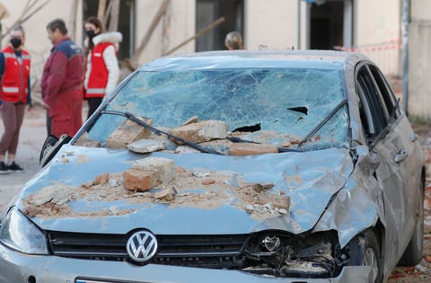 El terremoto se produjo cuando Croacia está fuertemente afectada por la segunda oleada de la pandemia del coronavirus.