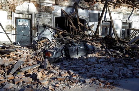El terremoto se produjo cuando Croacia está fuertemente afectada por la segunda oleada de la pandemia del coronavirus.