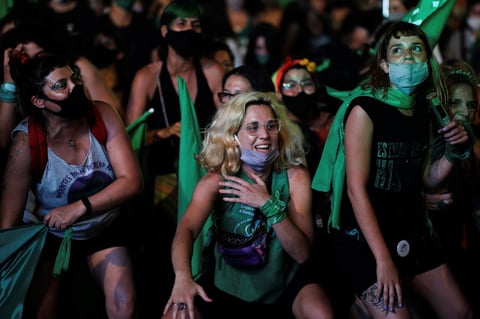 Celebran en Argentina la despenalización del aborto