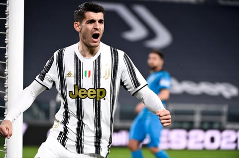 Álvaro Morata sale al rescate de Juventus para vencer al Spezia