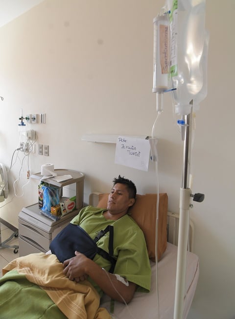 'En lo personal, yo me siento muy bendecido por Dios y a Dios no lo dejo para nada, está siempre en mis propósitos, en mis proyectos que tengo que hacer, ahí siempre está Él', sostuvo.