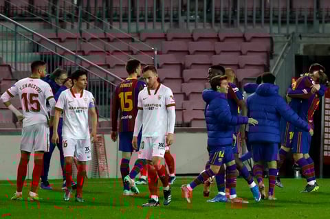 Barcelona vence al Sevilla en prórroga y avanza a final de Copa del Rey