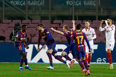 Barcelona vence al Sevilla en prórroga y avanza a final de Copa del Rey