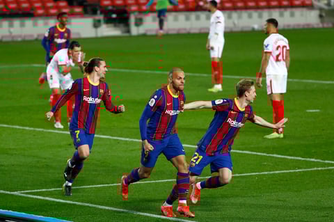Barcelona vence al Sevilla en prórroga y avanza a final de Copa del Rey