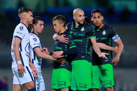 Pumas vence a Santos Laguna con gol de Juan Ignacio Dinenno