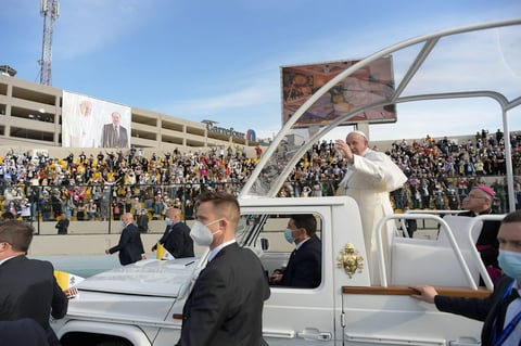 Se despide Papa Francisco hoy de Irak, tras tres días de visita