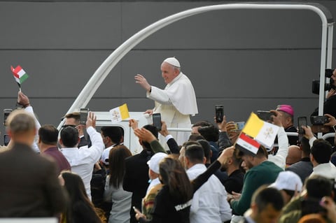 Se despide Papa Francisco hoy de Irak, tras tres días de visita
