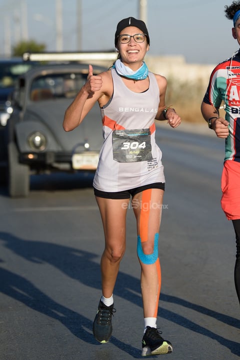 Laguneros realizan Reto Virtual del Maratón Lala 2021