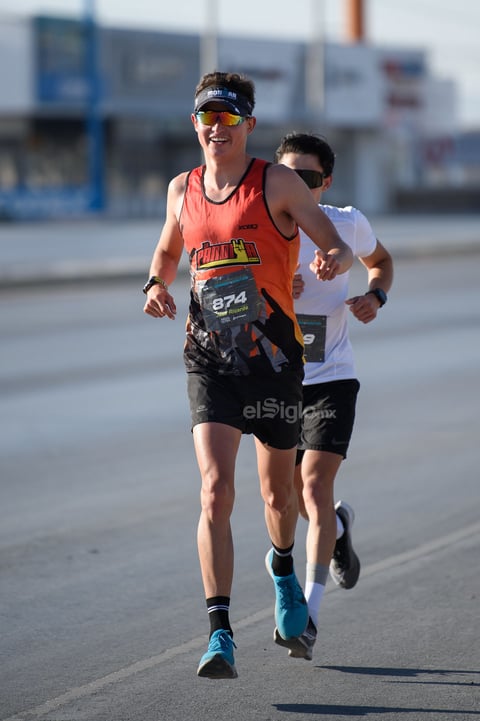Laguneros realizan Reto Virtual del Maratón Lala 2021