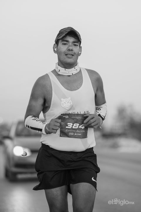 Laguneros realizan Reto Virtual del Maratón Lala 2021