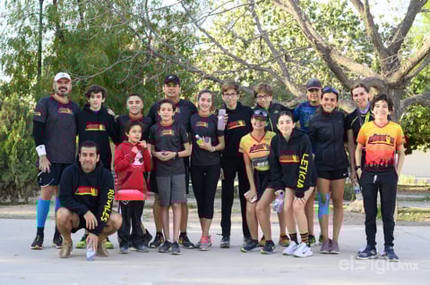 Laguneros realizan Reto Virtual del Maratón Lala 2021