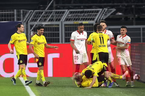 Dos goles de Haaland sellan la eliminatoria del Sevilla en Champions