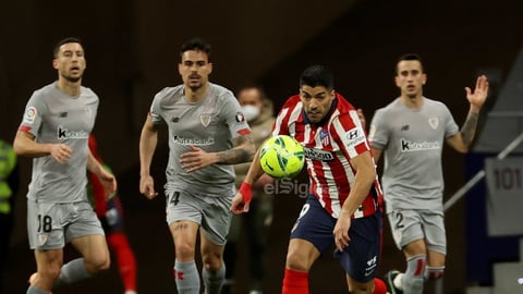 Atlético de Madrid vence como local al Bilbao y aventaja seis puntos