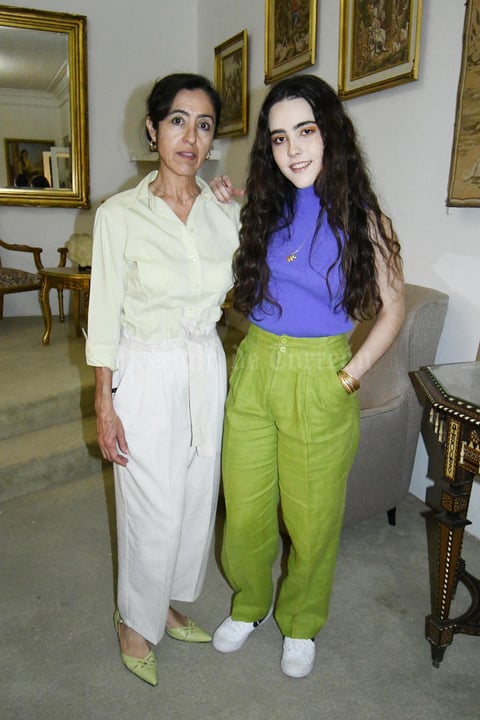 12032021 Andrea Hernández Silveira y su mamá.
