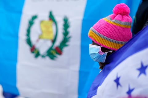 Hondureños piden a Biden un nuevo Estatus de Protección Temporal en manifestación