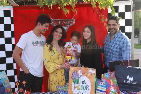 19032021 Familiares y amigos celebraron los dos años de vida del pequeño Ernesto Reyes.