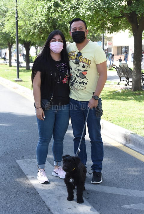 22032021 Cinthia González y Ricardo Rodríguez.
