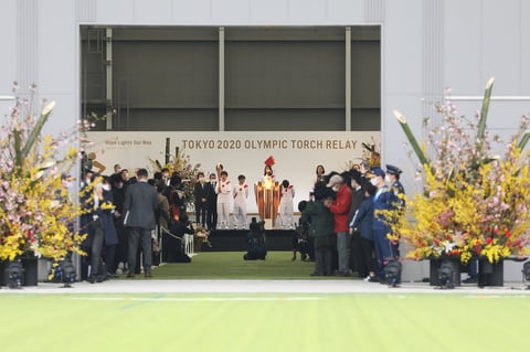 Comienza recorrido de la antorcha olímpica en Japón para Tokio 2020