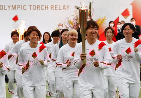 Comienza recorrido de la antorcha olímpica en Japón para Tokio 2020
