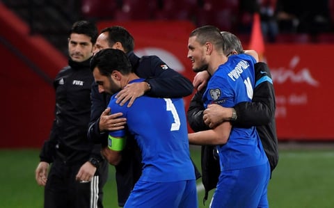 España debuta con empate ante Grecia en el clasificatorio a Qatar 2022