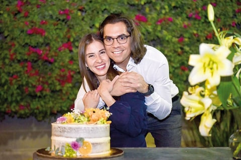 Pedida de mano Rodrigo Meza y Gaby Garnier.