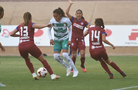 Triunfan Guerreras del Santos Laguna 2-1 sobre Cruz Azul en Liga MX Femenil