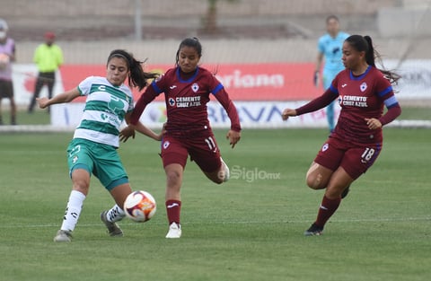 Triunfan Guerreras del Santos Laguna 2-1 sobre Cruz Azul en Liga MX Femenil