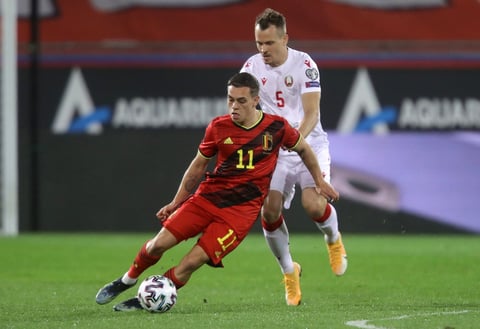 Selección de Bélgica arrasa con goleada a Bielorrusia