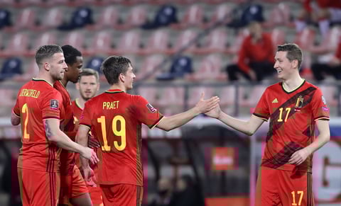 Selección de Bélgica arrasa con goleada a Bielorrusia
