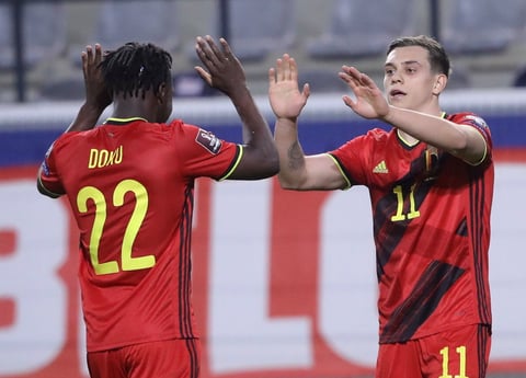 Selección de Bélgica arrasa con goleada a Bielorrusia