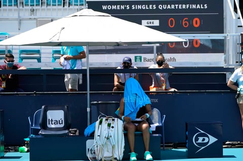 Naomi Osaka pierde su buena racha ante Maria Sakkari en Miami