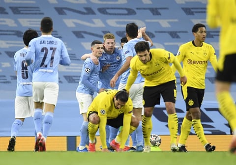 Manchester City vs Borussia Dortmund