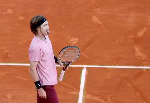 Fue vencido por el tenista ruso Andrey Rublev de 23 años de edad 