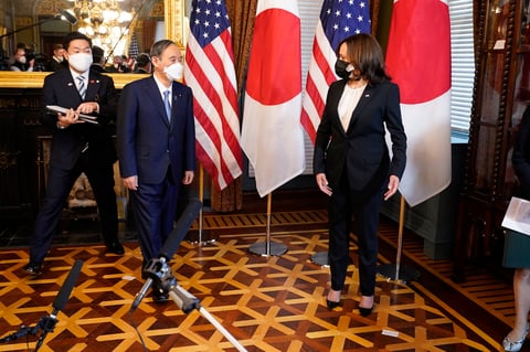 Joe Biden recibe a Yoshihide Suga para hablar de China y Corea del Norte
