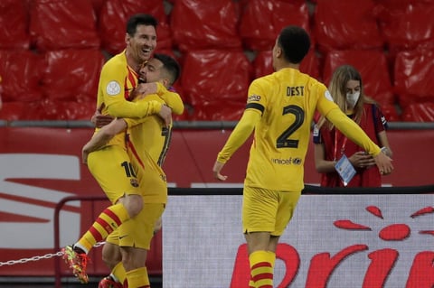 Barcelona se impone al Athletic y se corona en Copa del Rey
