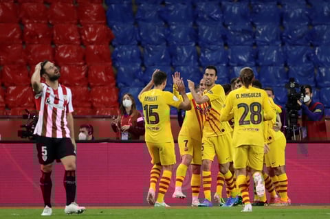 Barcelona se impone al Athletic y se corona en Copa del Rey
