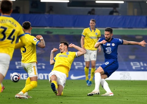 Chelsea regresa a los puestos de Champions con gris empate ante el Brighton