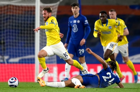 Chelsea regresa a los puestos de Champions con gris empate ante el Brighton