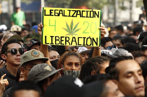 Celebran día de marihuana en México con demandas por regularización