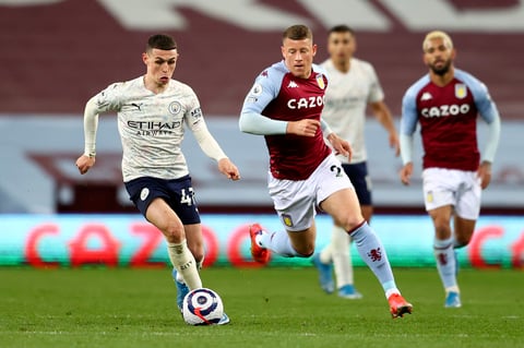 Manchester City resiste ante Aston Villa, un paso más hacia el título de la Premier