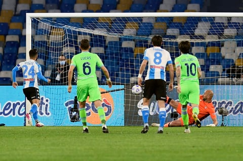 Los de Gennaro Gattuso impusieron su ley ante el Lazio en el estadio Diego Maradona