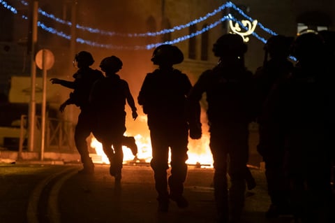 Se registran altercados entre palestinos y Policía de Israel