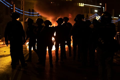 Se registran altercados entre palestinos y Policía de Israel