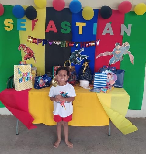 23042021 El pequeño Sebastián cumplió otro año más de vida.