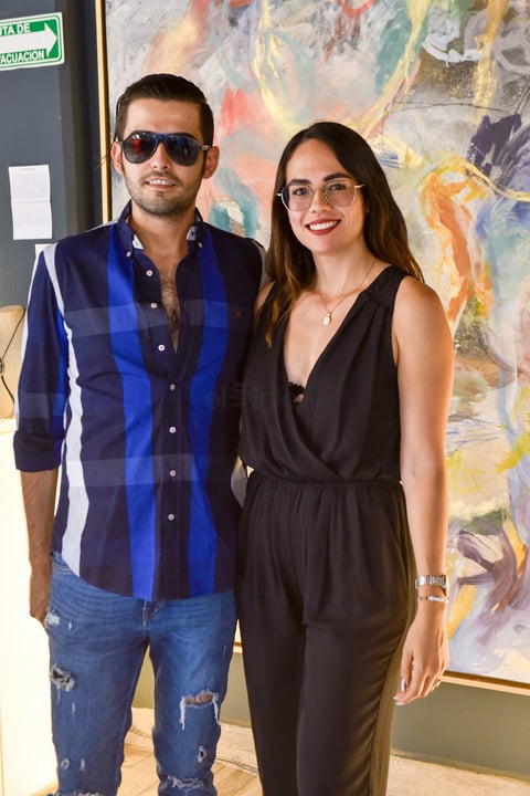 Marcelino Bada y Gisela Esparza.